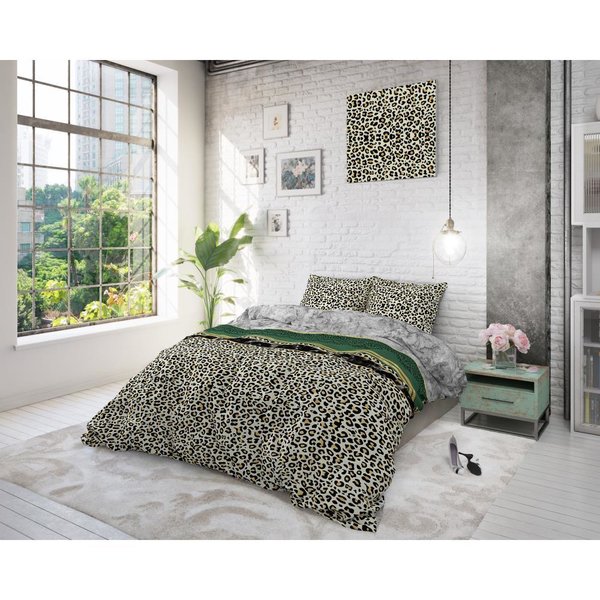 Sleeptime Trendy Marble / Green Dekbedovertrek